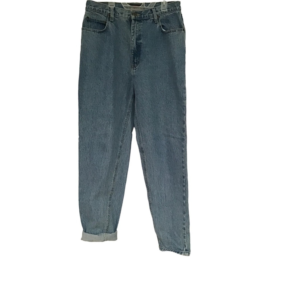 Vtg WearALL Stone Wash High‎ Waist Tapered Leg Boyfriend Jeans 14